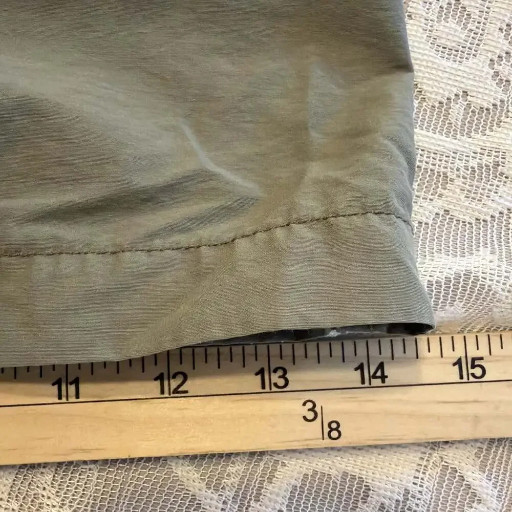 Mens Olive Green Drawstring Shorts XXL Lightweight Casual Elastic Waist W38-40”